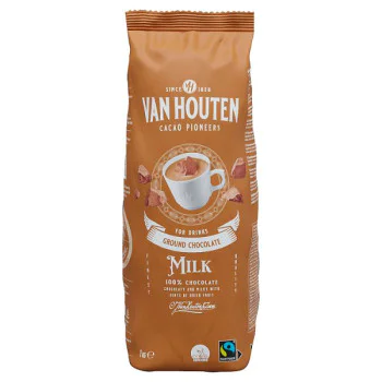 Van Houten Milk Ground Chocolate 1kg (1 x 1kg)