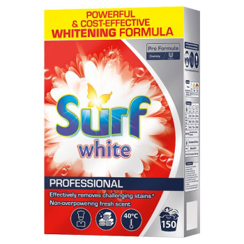 Surf White Professional Washing Powder 7.5kg 150 Washes (1 x 7.5kg)