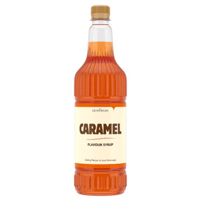 Lichfields Caramel Flavour Syrup 1 Litre (6 x 1ltr)