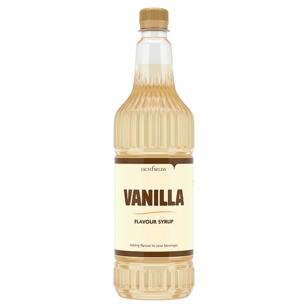 Lichfields Vanilla Flavour Syrup 1 Litre (6 x 1ltr)