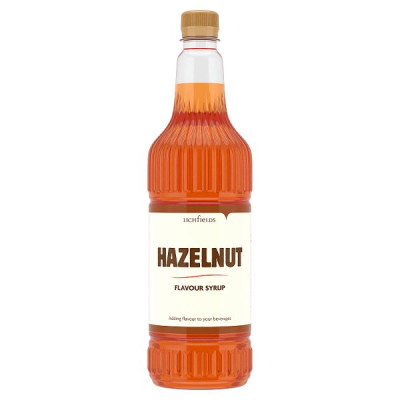 Lichfields Hazelnut Flavour Syrup 1 Litre (6 x 1ltr)