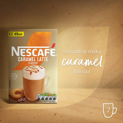 Nescafe Caramel Latte PMP 7 x 17g (119g) (6 x 119g)