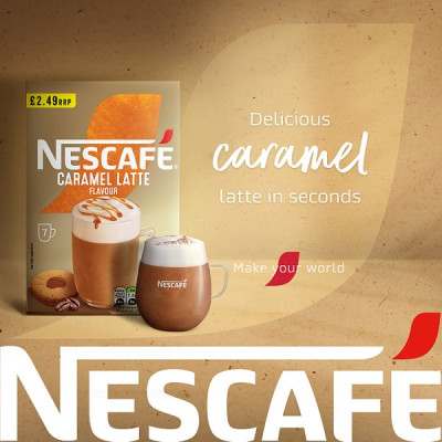 Nescafe Caramel Latte PMP 7 x 17g (119g) (6 x 119g)