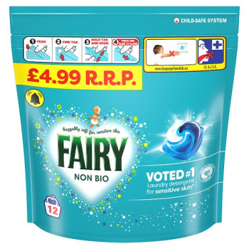 Fairy Non Bio The Big One PODS, 12 Washes (5 x 12W)