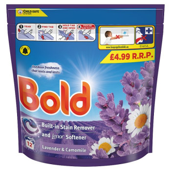 Bold PODS® Washing Liquid Capsules 12 Washes (5 x 12W)