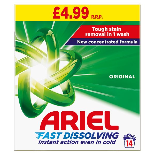 Ariel Washing Powder Original  700g, 14  Washes (6 x 700g)