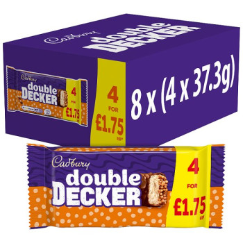 Cadbury Double Decker Chocolate Bar 149.2g (8 x 4pack) Cadbury Double Decker Chocolate Bar 149.2g (8 x 4pack)