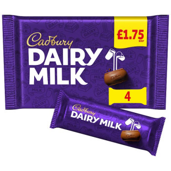 Cadbury Dairy Milk Chocolate Bar 108.8g (14 x 4pack) Cadbury Dairy Milk Chocolate Bar 108.8g (14 x 4pack)