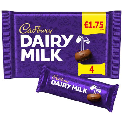 Cadbury Dairy Milk Chocolate Bar 108.8g (14 x 4pack) Cadbury Dairy Milk Chocolate Bar 108.8g (14 x 4pack)