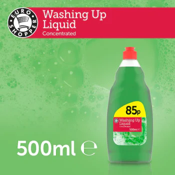 Euro Shopper Concentrated Washing Up Liquid 500ml (8 x 500ml) Euro Shopper Concentrated Washing Up Liquid 500ml (8 x 500ml)