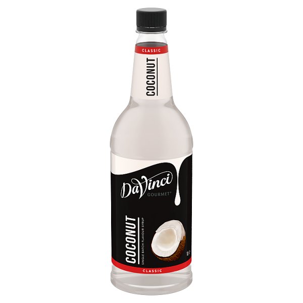 DaVinci Gourmet Classic Coconut Single Batch Flavoured Syrup 1L (1 x 1ltr)