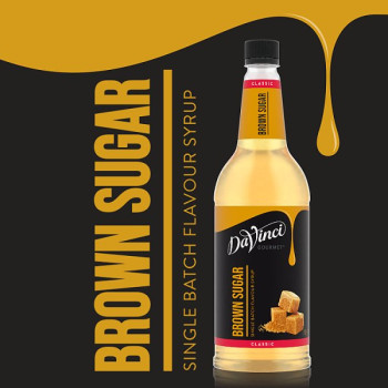 DaVinci Gourmet Classic Brown Sugar Single Batch Flavour Syrup 1L (6 x 1ltr)