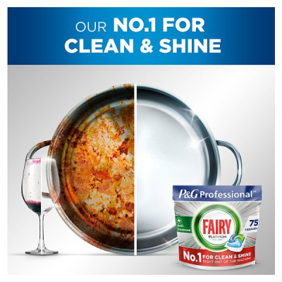 Fairy Professional Platinum Dishwasher Tablets, Fresh Lemon Scent, 113 Washes (2 x 113pk)