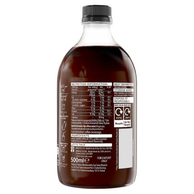 Nescafe Iced Coffee Espresso Concentrated Unsweetened 500ml (6 x 500ml)