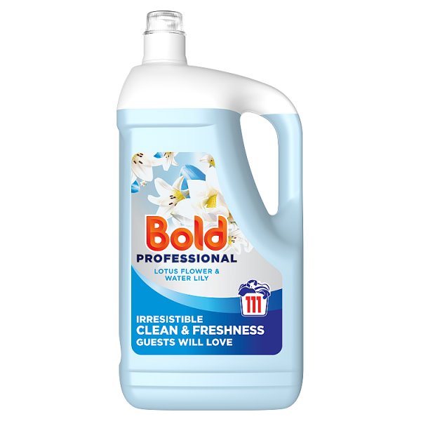 Bold Professional Liquid Detergent Lotus Flower & Water Lily, 111 washes, 4.995l (2 x 4.995l) Bold Professional Liquid Detergent Lotus Flower & Water Lily, 111 washes, 4.995l (2 x 4.995l)
