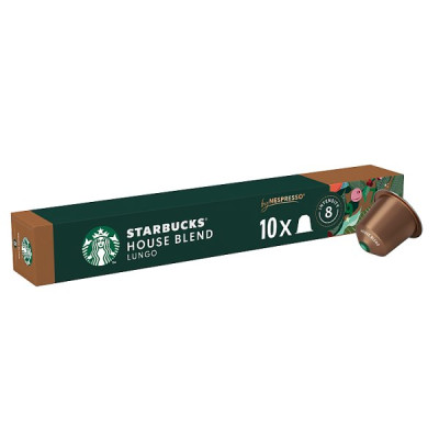 STARBUCKS House Blend by NESPRESSO, Medium Roast, 57g box of 10 (12 x 10pk)