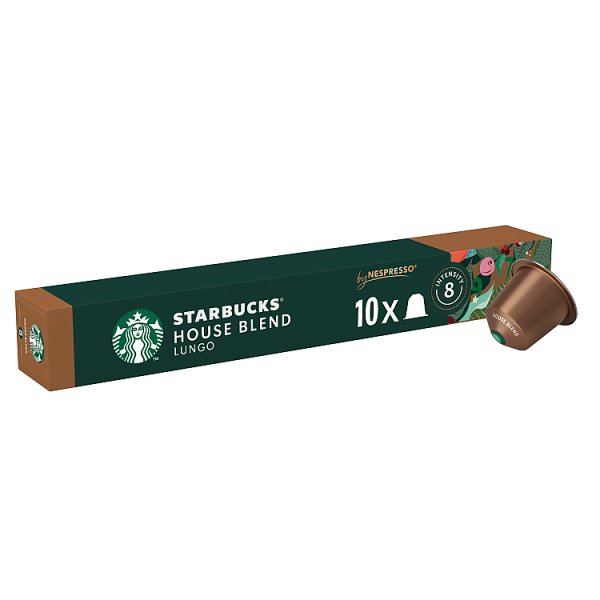 STARBUCKS House Blend by NESPRESSO, Medium Roast, 57g box of 10 (12 x 10pk)