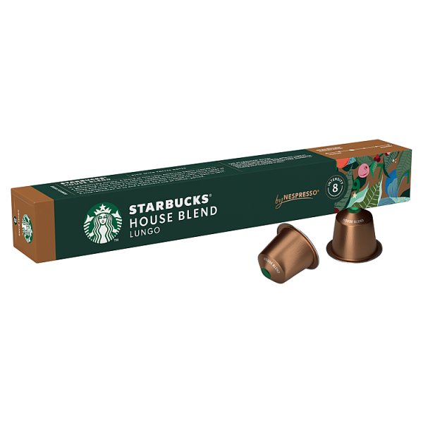STARBUCKS House Blend by NESPRESSO, Medium Roast, 57g box of 10 (12 x 10pk)