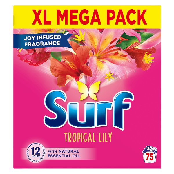 Surf Tropical Lily Washing Powder 75 washes 3.75 kg (1 x 75W)