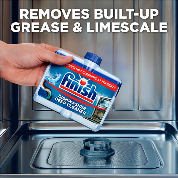 Finish Dishwasher Deep Cleaner, Fresh, 250ml (8 x 250ml)