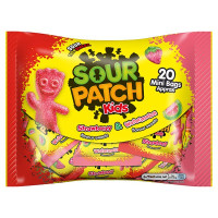 Sour Patch Kids Strawberry and Watermelon Treatsize Sweets Multipack Bag 350g (7 x 350g)