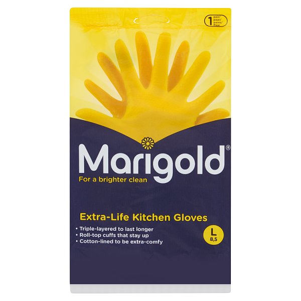 Marigold Extra-Life Kitchen Gloves L 8,5 1 Pair (72 x Lrg)