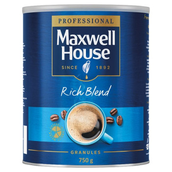 Maxwell House Professional Rich Blend Granules 750g (6 x 750g)