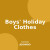 Boys' Holiday Clothes