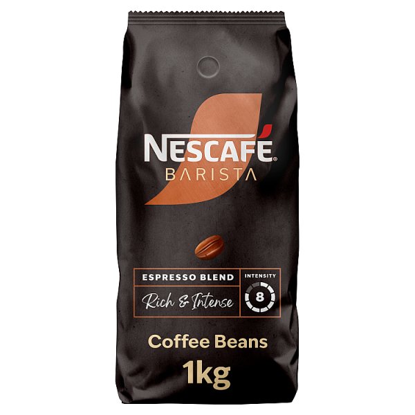 Nescafé Barista Espresso Blend Coffee Beans 1kg (6 x 1kg)