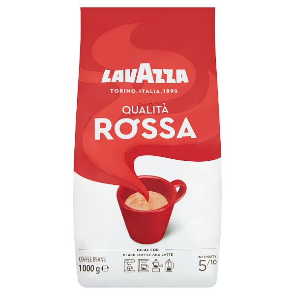 Lavazza Qualità Rossa Coffee Beans 1kg (1 x 1kg)