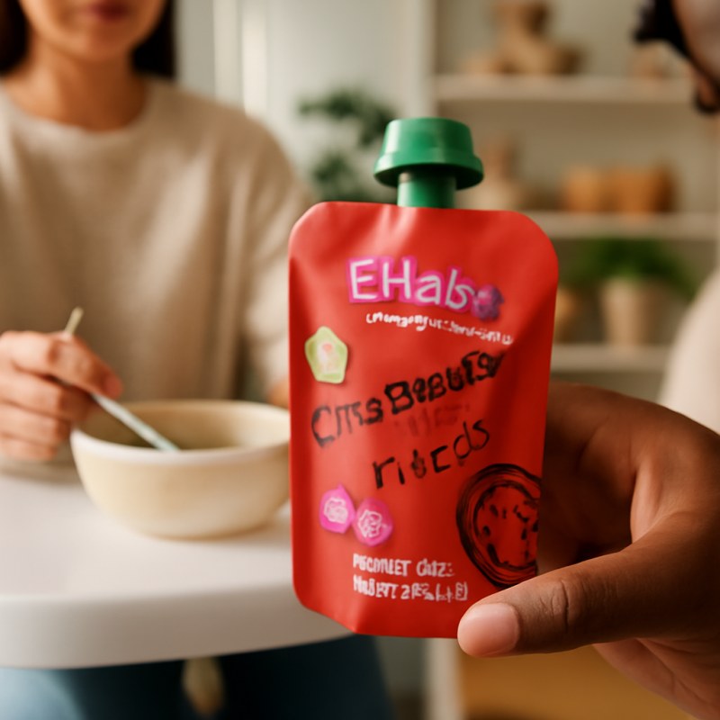 Ella's Kitchen Organic Strawberries + Apples Pouch 4+ Months 120g (Pack Of 7)