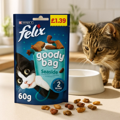 Felix Goody Bag Treats Seaside 60g (Case of 8)