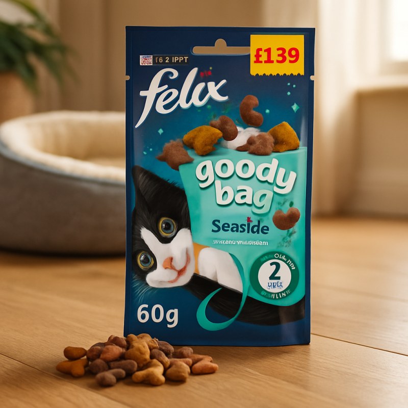 Felix Goody Bag Treats Seaside 60g (Case of 8)
