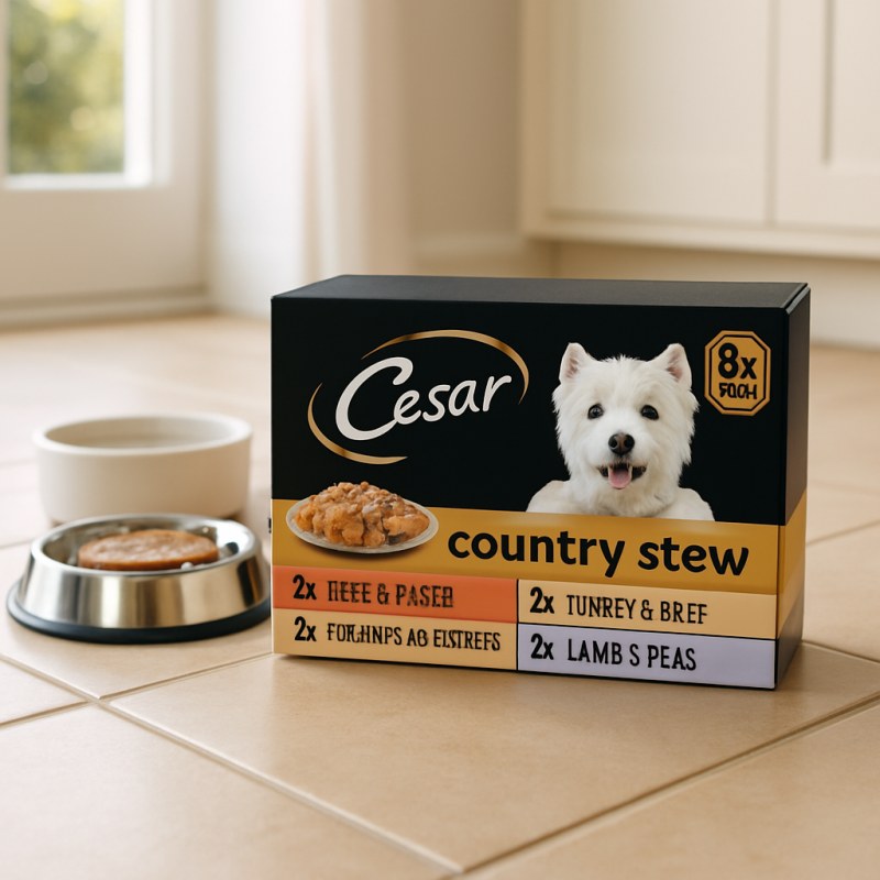Cesar Country Stew Adult Wet Dog Food Trays Special Selection 8 x 150g (Case of 3)