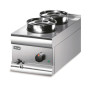 Lincat Silverlink 600 Electric Counter-top Bain Marie-Wet Heat-Round Pots-W300mm-1.0kW-BS3W