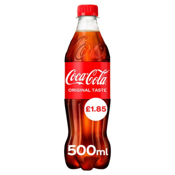 Coca-Cola Original Taste PM £1.85 500ml Bottle  (24 x 500ml)