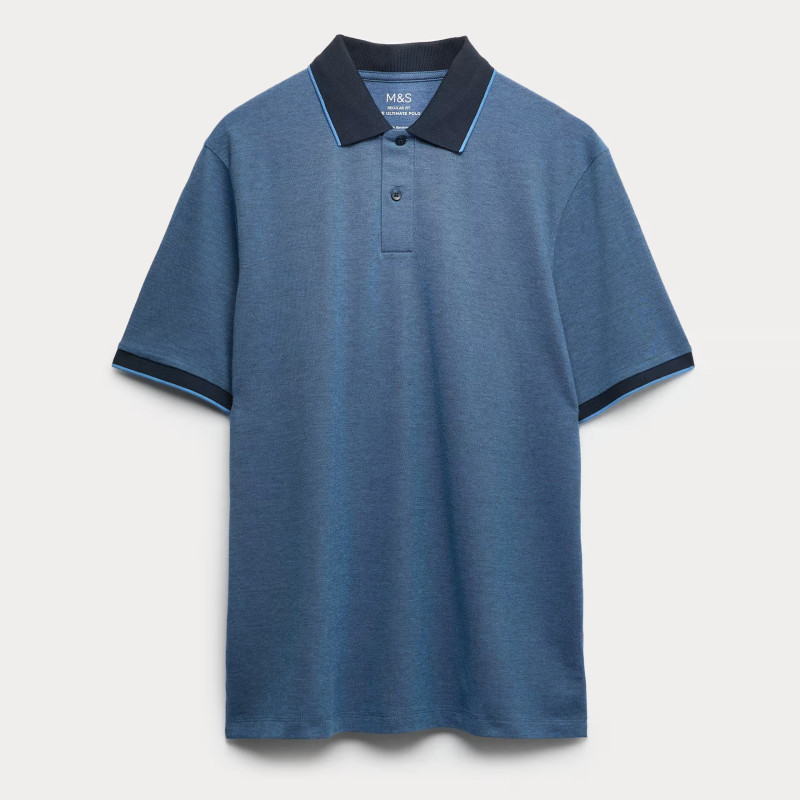 Ultimate Tipped Pique Polo Shirt Ultimate Tipped Pique Polo Shirt