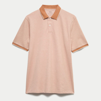 Ultimate Tipped Pique Polo Shirt Ultimate Tipped Pique Polo Shirt