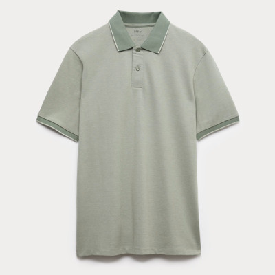 Ultimate Tipped Pique Polo Shirt Ultimate Tipped Pique Polo Shirt