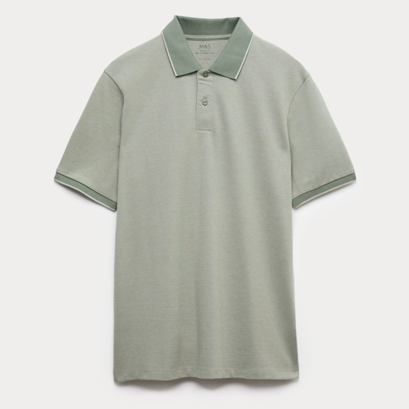 Ultimate Tipped Pique Polo Shirt Ultimate Tipped Pique Polo Shirt