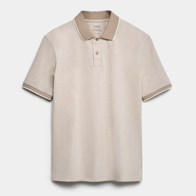 Ultimate Tipped Pique Polo Shirt Ultimate Tipped Pique Polo Shirt