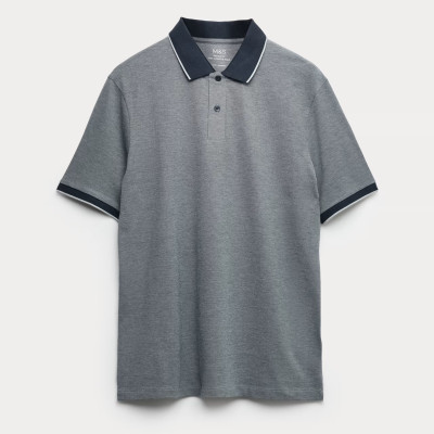 Ultimate Tipped Pique Polo Shirt Ultimate Tipped Pique Polo Shirt