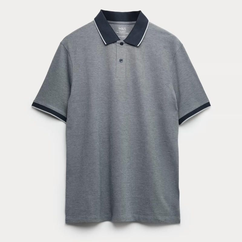 Ultimate Tipped Pique Polo Shirt Ultimate Tipped Pique Polo Shirt
