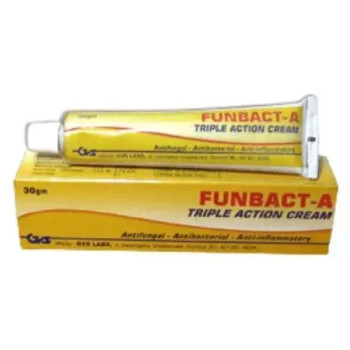 Funbact-A Triple Action Tube Cream 30g Funbact-A Triple Action Tube Cream 30g