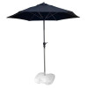 2.1m Parasol In Black with Resol Base - (Pack of 2)