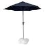 2.1m Parasol In Black with Resol Base - (Pack of 2)
