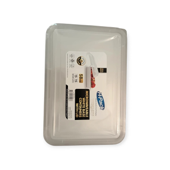 58oz White Base Rect Microwave Container+ Lids 58oz White Base Rect Microwave Container+ Lids