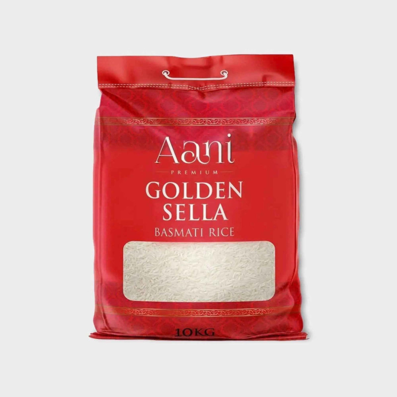 Aani Golden Sella fragrant Basmati Rice 10kg