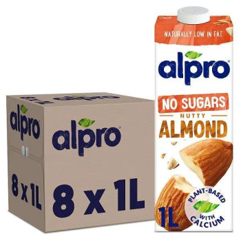 Alpro No Sugars Nutty Almond 1L (Case of 8) Alpro No Sugars Nutty Almond 1L (Case of 8)