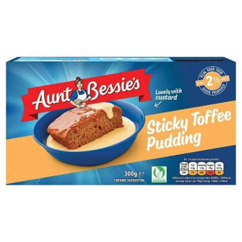 Aunt Bessie's Sticky Toffee Pudding 300g (Case of 6) Aunt Bessie's Sticky Toffee Pudding 300g (Case of 6)